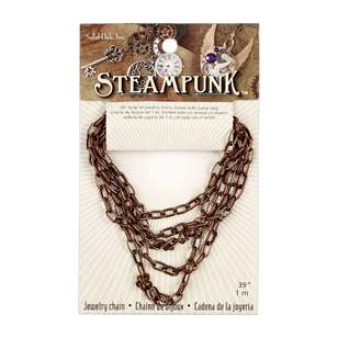 Steampunk Metallic Chain Style A  Antique Copper