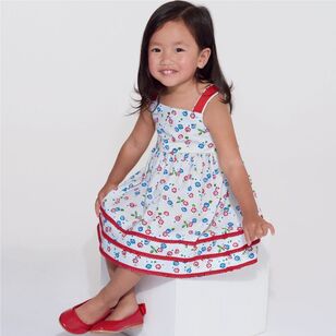 New Look Sewing Pattern N6610 Toddlers' Dress 6 Months - 4 Years