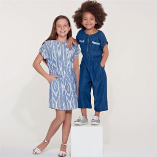 New Look Sewing Pattern N6612 Children's, Girls' Jumpsuit, Romper and Dress 3 - 14