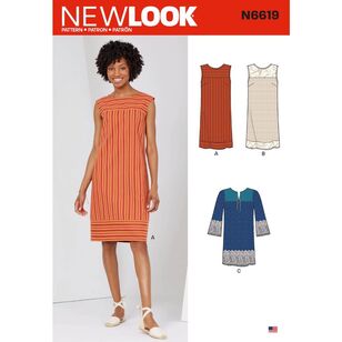 New Look Sewing Pattern N6619 Misses' Dresses 18 - 28