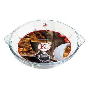 Kate's Kitchen Round Pie Dish Clear