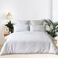 KOO Grace Waffle Quilt Cover Set White King
