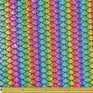 Scale Printed 148 cm Dance Knit Fabric Multicoloured 148 cm