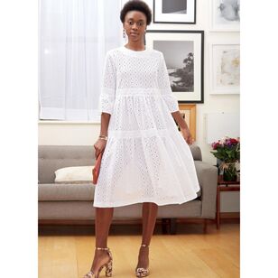 McCall's Sewing Pattern M7948 Misses' Dresses White