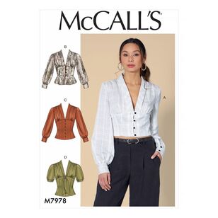 McCall's Pattern M7978 Misses' Tops
