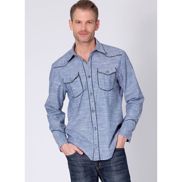 McCall's M7980 Misses' & Men's Shirts Pattern S - L (Paper)