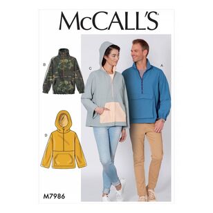 McCall's Pattern M7986 Misses' and Men's Jackets