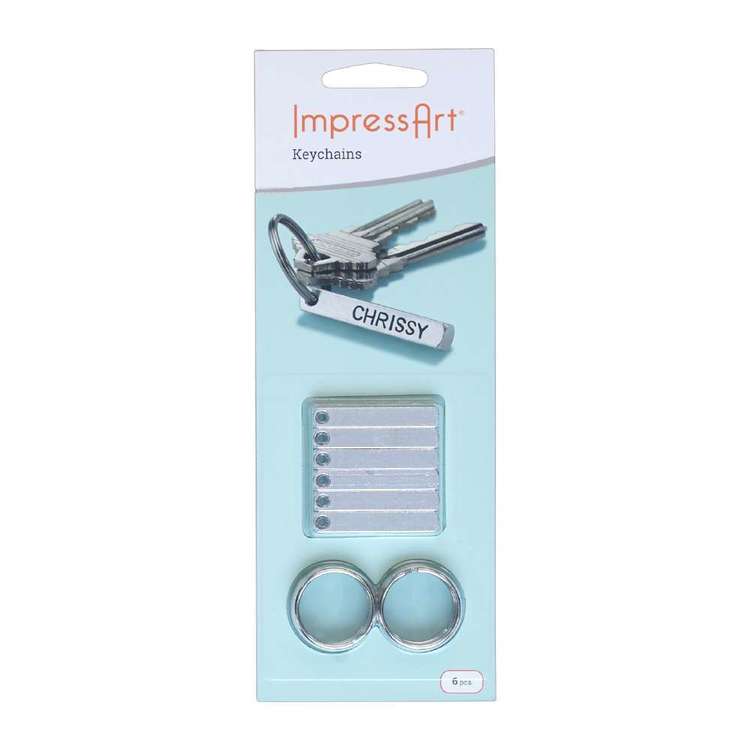 Impressart Key Chain Project Kit Silver