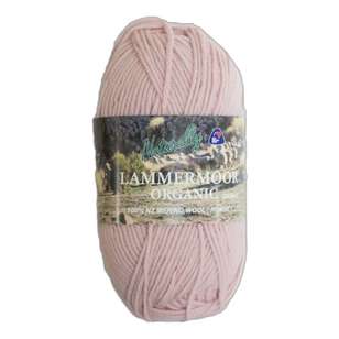 Naturally Lammermoor Organic Wool 8 Ply Yarn 82 Rosebud 50 g