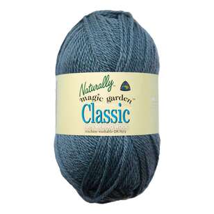 Naturally Classic 8 Ply Wool Yarn Petrol 50 g