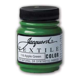 Jacquard Textile Acrylic Paint Apple Green 66.54 mL