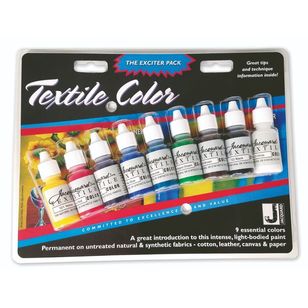 Jacquard Textile Colour Exciter Pack 9 Multicoloured