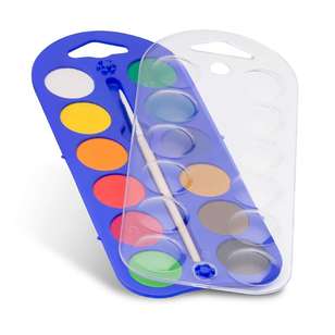 Primo Watercolour Tablets Set of 12 Multicoloured 25 mm