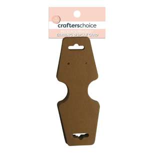 Crafters Choice Multi Jewellery Display Card  Brown