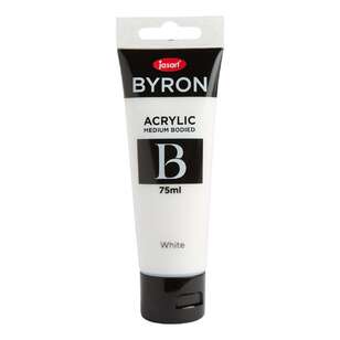 Jasart Byron 75 mL Acrylic Paint White 75 mL