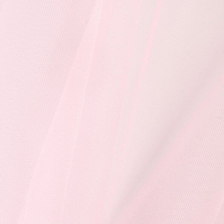 Plain 127 cm Nylon Netting Fabric Baby Pink 127 cm