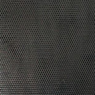 Plain 127 cm Nylon Netting Fabric Black 127 cm