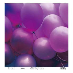 Bella! Loose Paper Purple Haze Balloons 30 x 30 cm Multicoloured 30 x 30 cm
