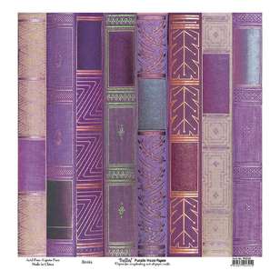 Bella! Loose Paper Purple Haze Books 30 x 30 cm Multicoloured 30 x 30 cm
