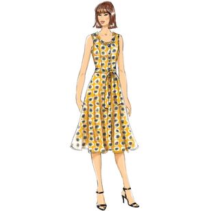 Butterick Pattern B6674 Misses' Dress, Sash and Bag