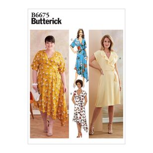 Butterick Sewing Pattern B6675 Misses' and Women's Dresses White