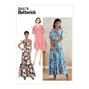 Butterick Pattern B6678 Misses'/Misses' Petite Dress