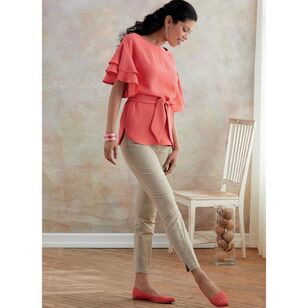 Butterick Pattern B6685 Fast & Easy Misses' Top and Sash