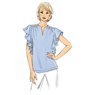 Butterick Sewing Pattern B6688 Misses' Tops White