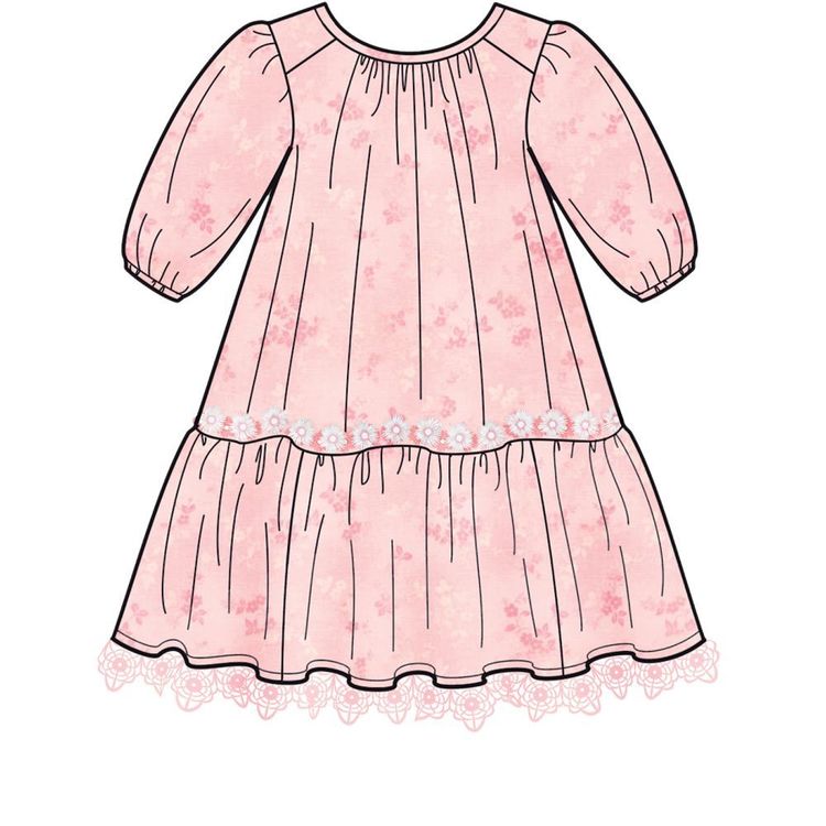 Simplicity Sewing Pattern S8935 Children's Dresses 3 - 8 Yea Simplicity Sewing Pattern S8935 Children's Dresses 3 - 8 Years.