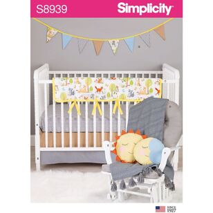 Simplicity Sewing Pattern S8939 Nursery Décor White One Size