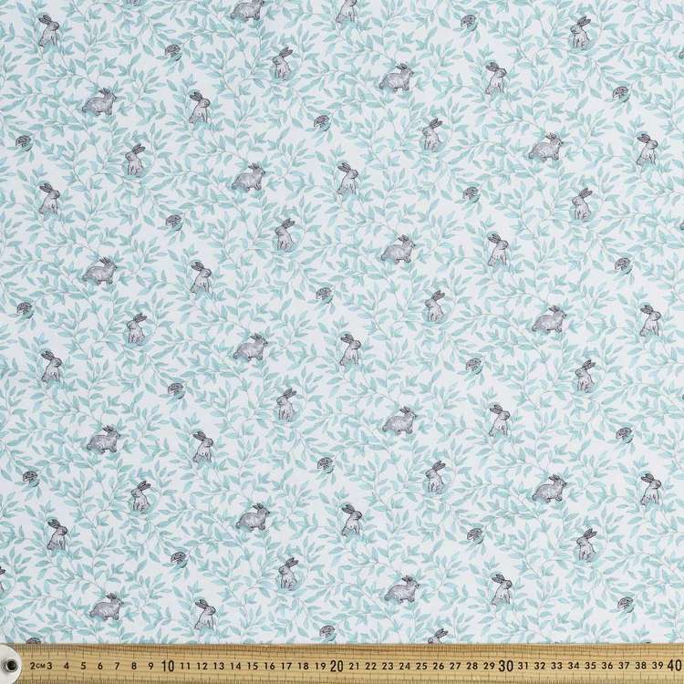 Forest Printed 112 cm Organic Cotton Jersey Mint 112 cm