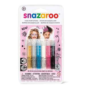 Snazaroo Girl Face Paint Sticks 6 Pack Multicoloured