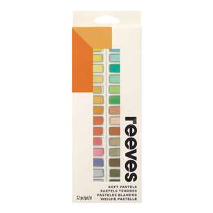 Reeves Soft Pastel Halves Set of 32 Multicoloured