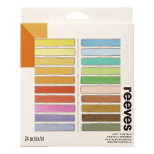 Reeves Soft Pastels Set of 24 Multicoloured