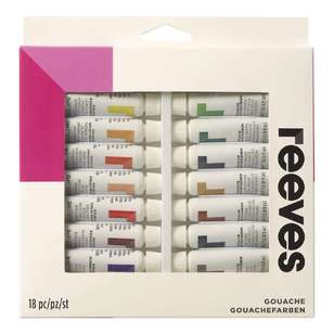 Reeves Gouache Set of 18 Multicoloured 10 mL