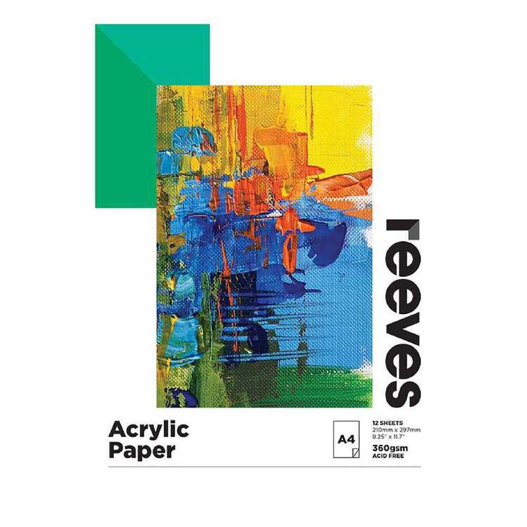 Reeves 360 gsm Acrylic Pad Multicoloured