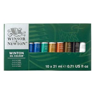 Winsor & Newton Winton Oil Set 10 Pack Multicoloured