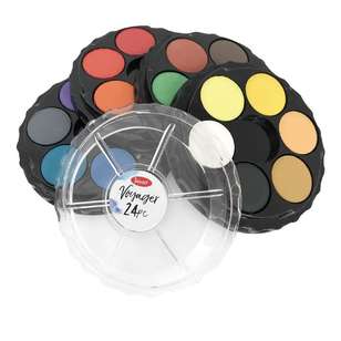 Jasart Voyager Water Colour Discs Set 24 Multicoloured