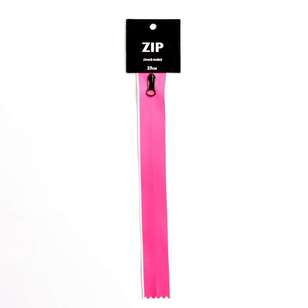 Timber & Thread Neon Zip Neon Pink 23 cm
