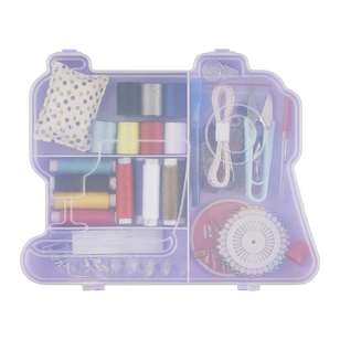 Sewing Storage Box & Kit Purple