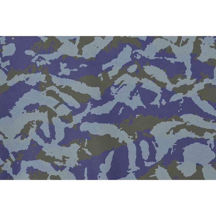 Camouflage Printed 136 cm Pleather Fabric
