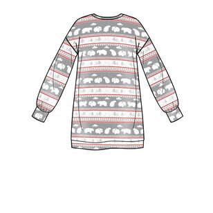 Simplicity Pattern S8947 Misses' Knit Sweatshirt Mini Dresses XX Small - XX Large