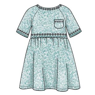 Simplicity Pattern S8998 Children's Easy-To-Sew Sportswear Dress, Top, Pants 3 - 8 Years