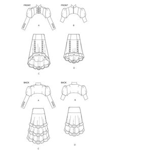 Simplicity Pattern S9007 Misses' Steampunk Costumes