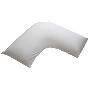 Logan & Mason Bamboo Pillow Protector White V Shape