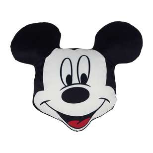 Disney Mickey Mouse Shaped Cushion Multicoloured Cushion