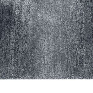 KOO Ombre Shaggy Scatter Mat Charcoal 60 x 90 cm