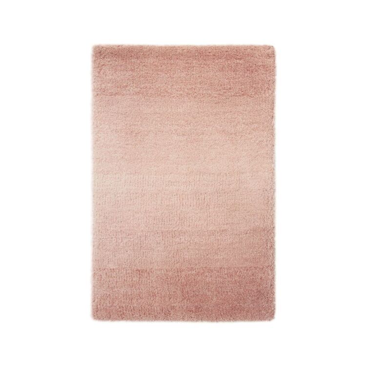 KOO Ombre Shaggy Scatter Mat Rose | Spotlight Australia