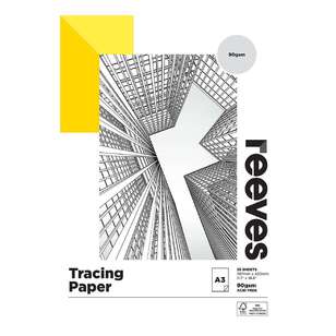 Bloc Papier Calque Goldline A3 63g/m² 50 Feuilles - Tracing Pad Populaire Réf. GPT2A3Z
