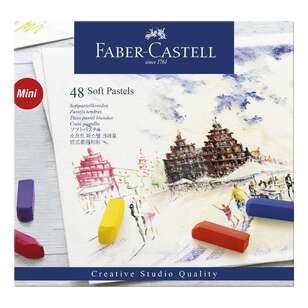 Faber Castell Studio Soft Pastels Box 48 Pack Pastels